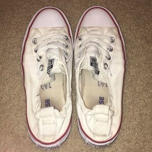 White Slip On Shoreline Sneakers